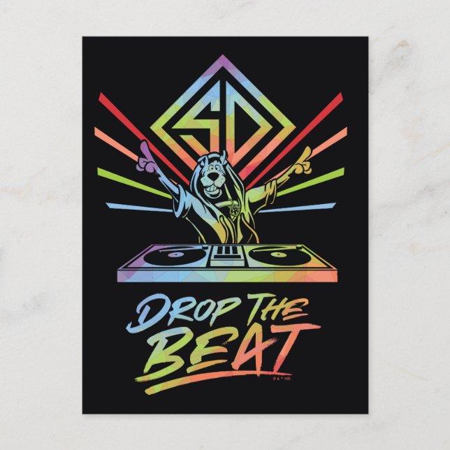 Drop the Beat: DJ Scooby-Doo Postcard (Front)