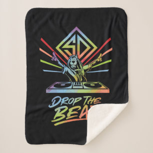 Drop the Beat: DJ Scooby-Doo Sherpa Blanket