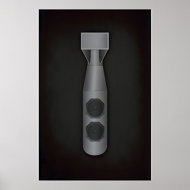 Drop The Bomb Inspired Original Print Design (Front)