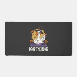 Drop The Honk Halloween DJ Goose Desk Mat