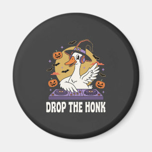 Drop The Honk Halloween DJ Goose Magnet