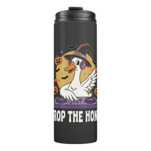 Drop The Honk Halloween DJ Goose Thermal Tumbler