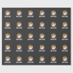 Drop The Honk Halloween DJ Goose Wrapping Paper