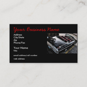 Drop Top Merc Business Card