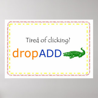 dropADD promo banner Poster