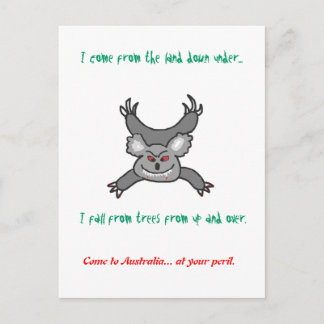 Dropbear Australis Postcard