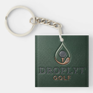 Droplyt Golf Heritage Green Key Ring