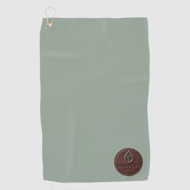 Droplyt Golf Rustic Logo Golf Towel (Front)