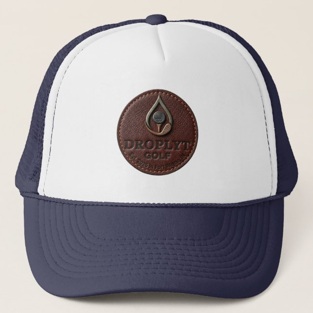 Droplyt Golf Rustic Logo Hat (Front)