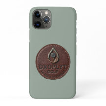 Droplyt Golf Rustic Logo iPhone Case