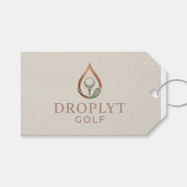 Droplyt Golf Signature Gift Tag (Front (Horizontal))