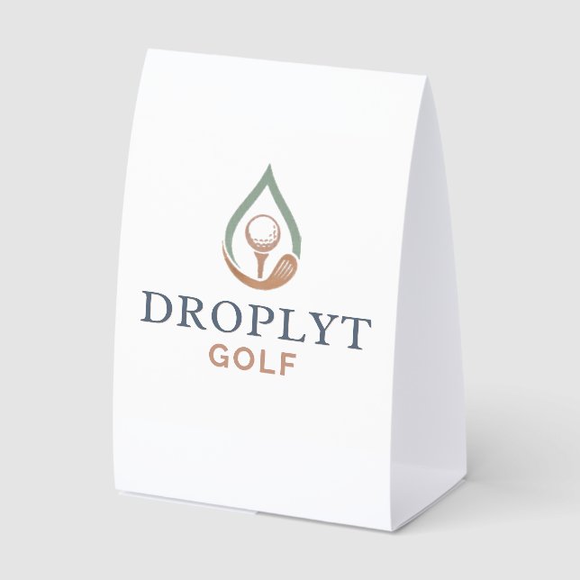 Droplyt Golf Signature Table Card (Front)