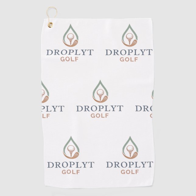 Droplyt Signature Golf Towel (Front)