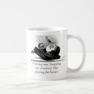 'dropping out of society' mug