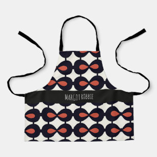 Drops horizontal Abstract Geometric Pattern Apron