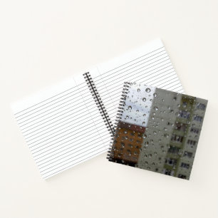 Drops of rain notebook