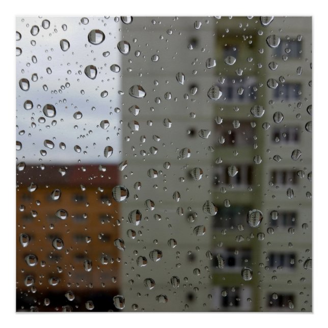 Drops of rain poster (Front)