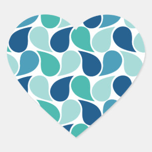 Drops Pattern custom stickers