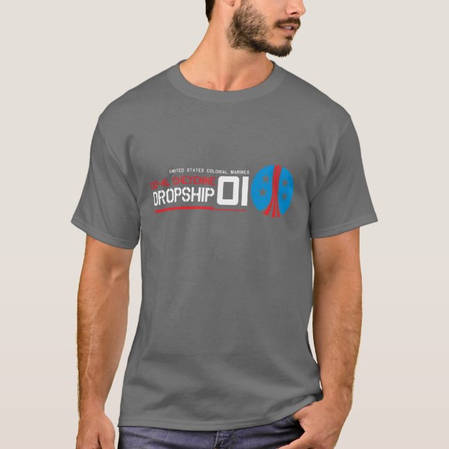 Dropship Sci Fi Movie T Shirt (Front)