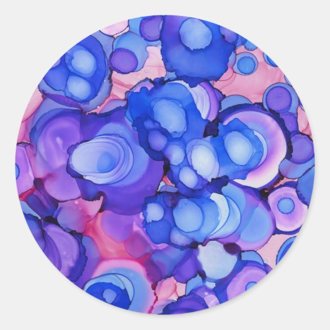 DropsOfColor Classic Round Sticker (Front)