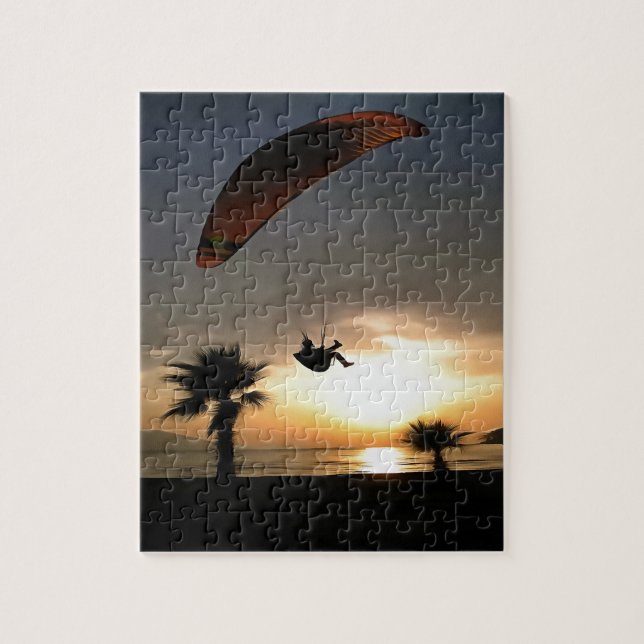 Dropzone At Dusk Jigsaw Puzzle (Vertical)