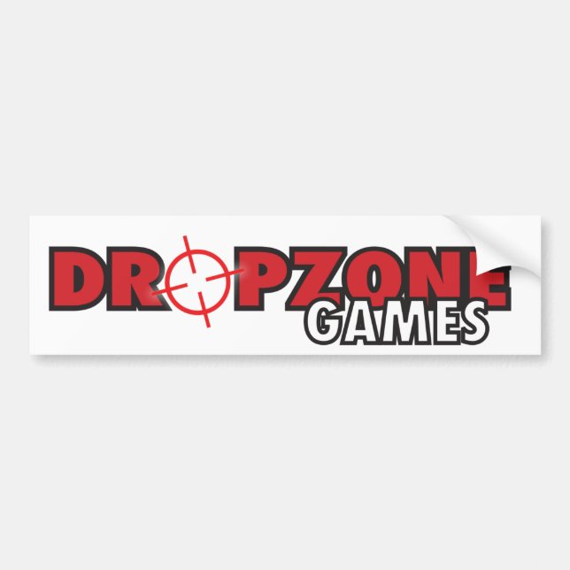 DropZone Games Bumper Sticker (Front)