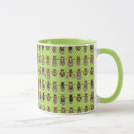 Drosophila Fruit Fly Genetics - mutants - Lime Mug<br><div class="desc">Great gift for the drosophila scientist!</div>