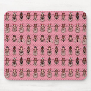 Drosophila Fruit Fly Genetics - mutants - Pink Mouse Mat