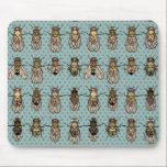 Drosophila mutants mouse mat<br><div class="desc">Genetic markers for balancers and mutations are illustrated in what has to be the weirdest design I've ever created! Fruit flies are the best tool for genetic studies. Great gift for your thesis supervisor, fly lab colleague, and to celebrate your first paper in Nature! Can you find bar eye, notched,...</div>