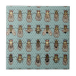 Drosophila mutants tile<br><div class="desc">Genetic markers for balancers and mutations are illustrated in what has to be the weirdest design I've ever created! Fruit flies are the best tool for genetic studies. Great gift for your thesis supervisor, fly lab colleague, and to celebrate your first paper in Nature! Can you find bar eye, notched,...</div>