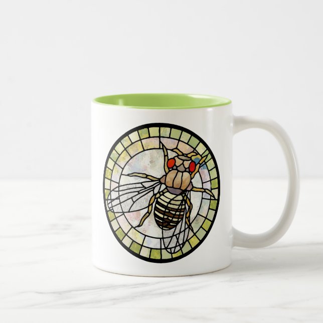 Drosophila Two-Tone Coffee Mug (Right)