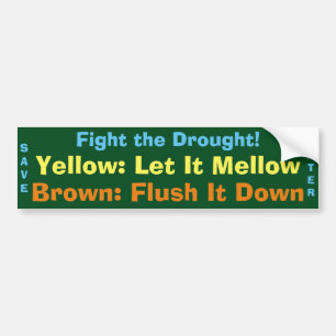 Drought Bumper Sticker
