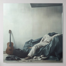 Drowned The Quiet Abyss - Surreal Dark art