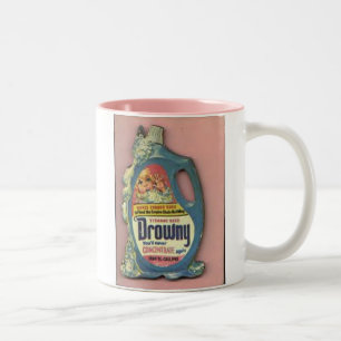 "Drowny" Fabric Softener Two-Tone Coffee Mug