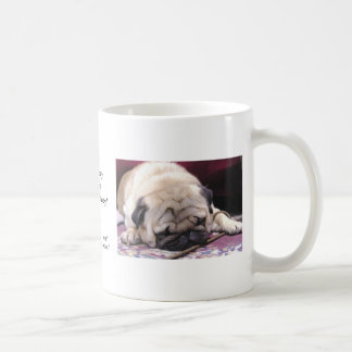 Drowsy Pug Coffee Mug