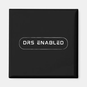 DRS enabled, formula 1 fans, f1 racing sport Magnet