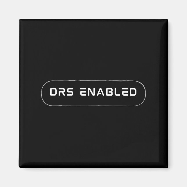 DRS enabled, formula 1 fans, f1 racing sport Magnet (Front)