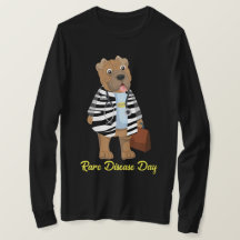 DrSharpie Zebra Coat Rare Disease Long Slv Black