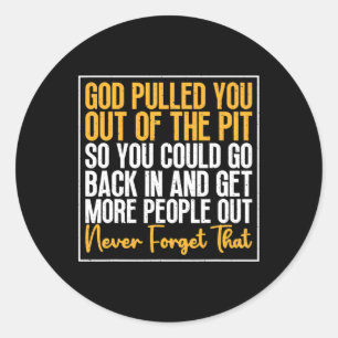 Drug Addiction Awareness To Stop Overdose Motivati Classic Round Sticker