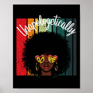 Drug African American Empowered Black Women Poster