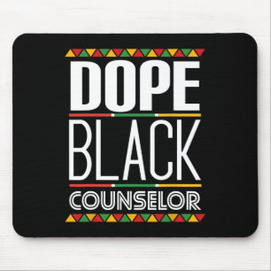 Drug Black Counsellor Black History Month Mouse Mat