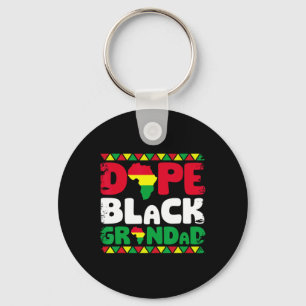 Drug Black Dad Black History Month Shirt  Key Ring