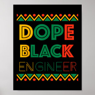 Drug Black Engineer Black History Month 1 Poster