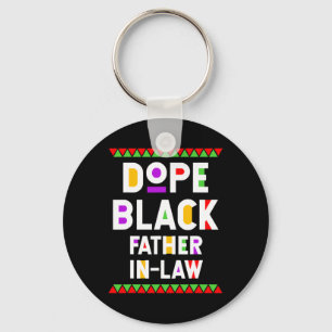 Drug Black Father-in-law African American History Key Ring