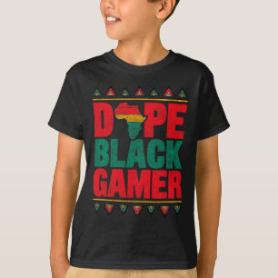 Drug Black Gamer Black History Month Gaming For Bo T-Shirt