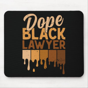 Drug Black Lawyer Melanin African Black History Mo Mouse Mat