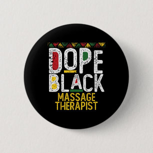 Drug Black Mage Therapist Black History Month  6 Cm Round Badge