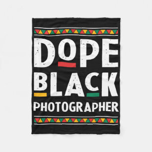 Drug Black Photographer Juneteenth Black History C Fleece Blanket