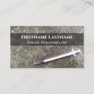 Drug Counsellor Alcohol Counsellor Psychotherapist Business Card