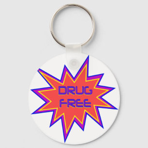 Drug Free Key Ring